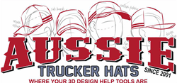Aussie Trucker Hats with Double Side Bands