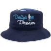 Custom Blue Bucket Hat With Logo Embroidery