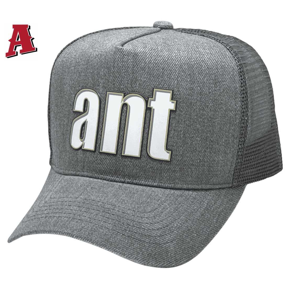 ANT Galactic Pty Ltd Alice Springs NT HP Basic Aussie Trucker Hats with Australian Head Fit Crown and 2 SideBands