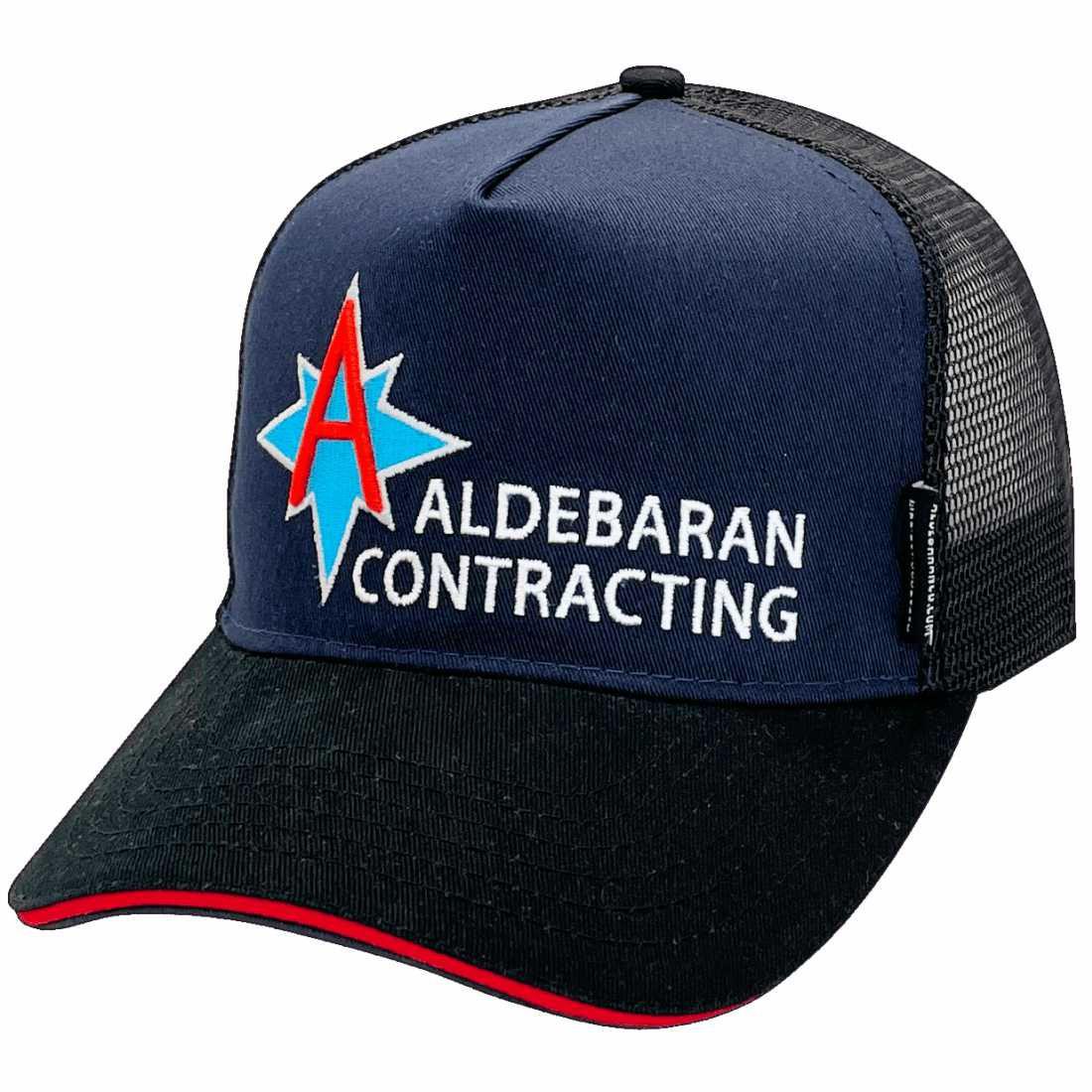 Aldebaran Contracting NT - Original Power Aussie Trucker Hat with Australian Head Fit Crown