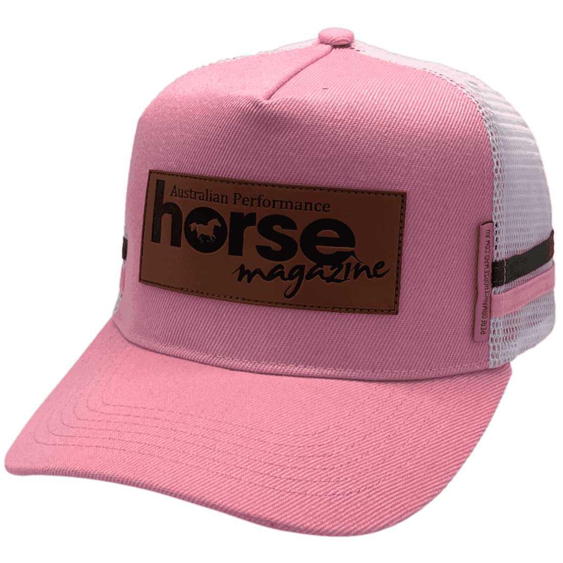 Australian Performance Horse Magazine Original Midrange Aussie Trucker Hat with double sidebands