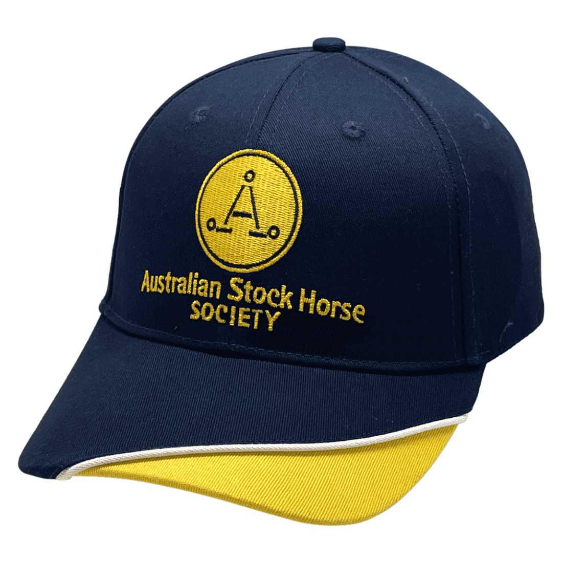 Australian Stock Horse Society Scone NSW Custom Snapback Baseball Cap with Australian Head Fit Crown Size with Brim Design