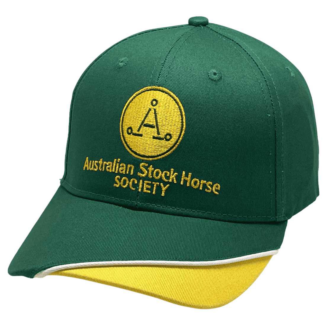 Australian Stock Horse Society Scone NSW Custom Snapback Baseball Cap with Design Peak