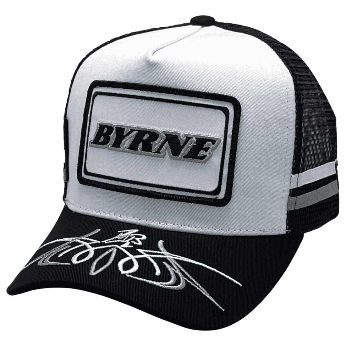 Byrne Manufacturing Livestock Trailers QLD HP Original Power Aussie Trucker Hat with Double Side Bands and Australian Designed Head Fit Crown