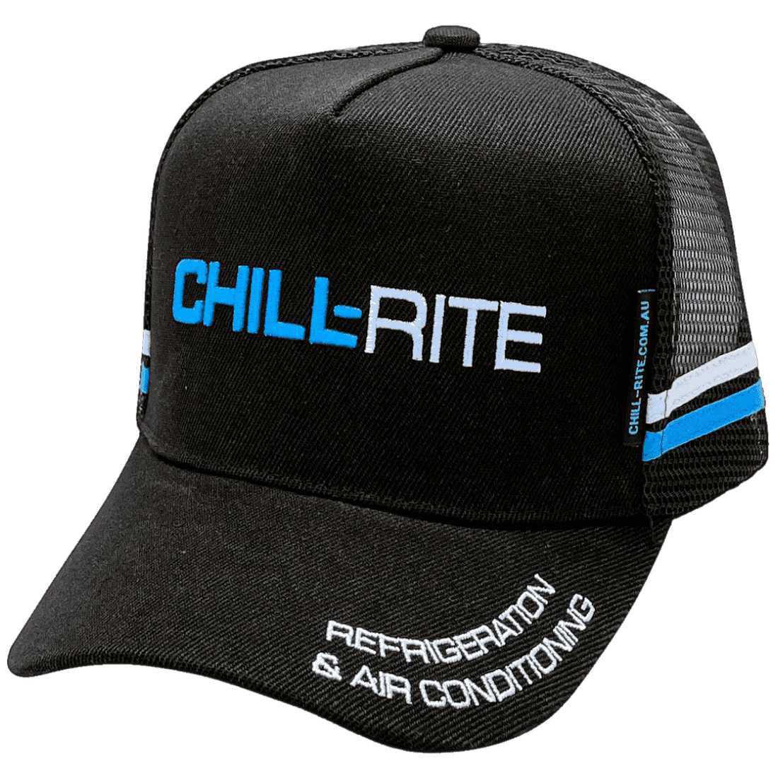 Chill-Rite Refrigeration and Air Conditioning HP Original Midrange Aussie Trucker Hat with double side bands