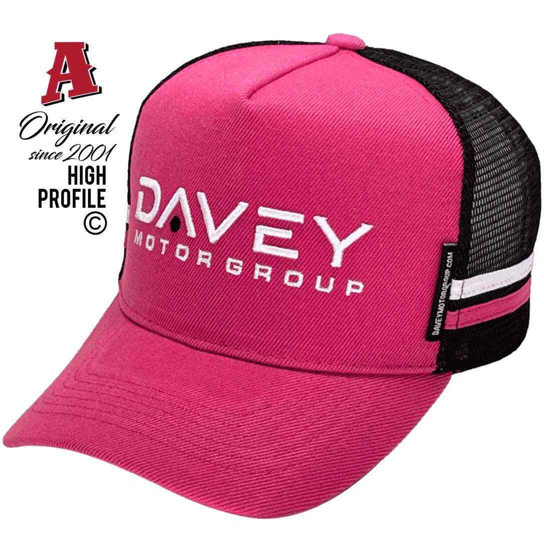 Davey MotorGroup Breakwater Victoria Basic Aussie Trucker Hats with Australian HeadFit Crown and Double SideBands