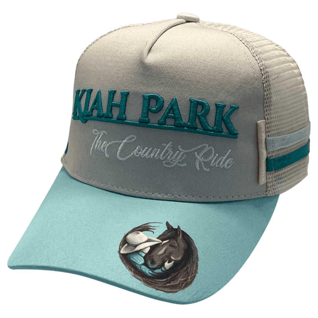 Kiah Park Horse Riding Camp Beenaam Valley QLD LP Midrange Aussie Trucker Hat
