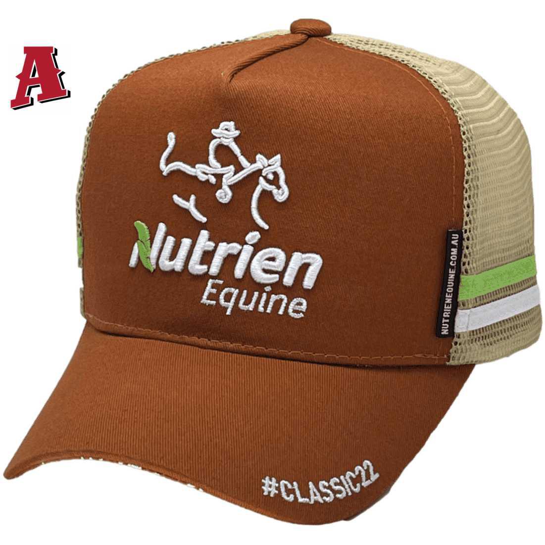 Nutrien Equine Classic Tamworth NSW HP Midrange Aussie Trucker Hat with Australian Head Fit Crown