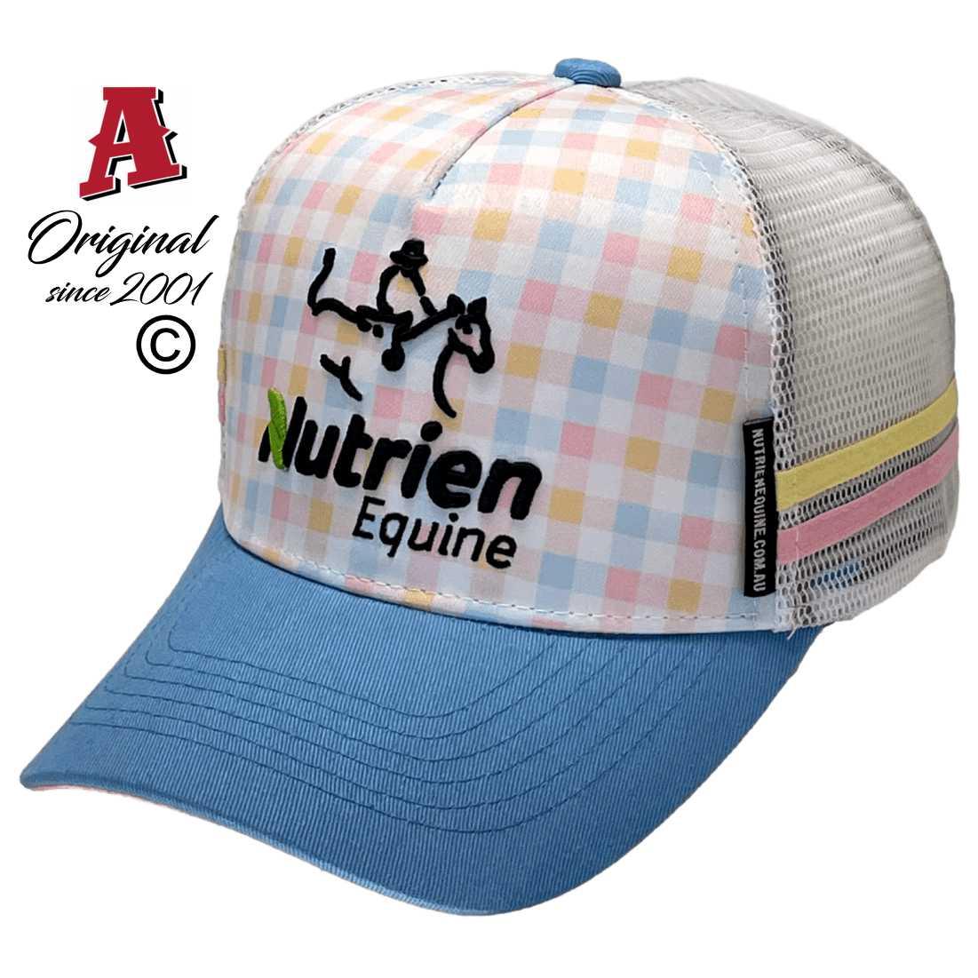 Nutrien Equine Tamworth NSW LP Aussie Midrange Trucker Hats with Double SideBands and Australian HeadFit