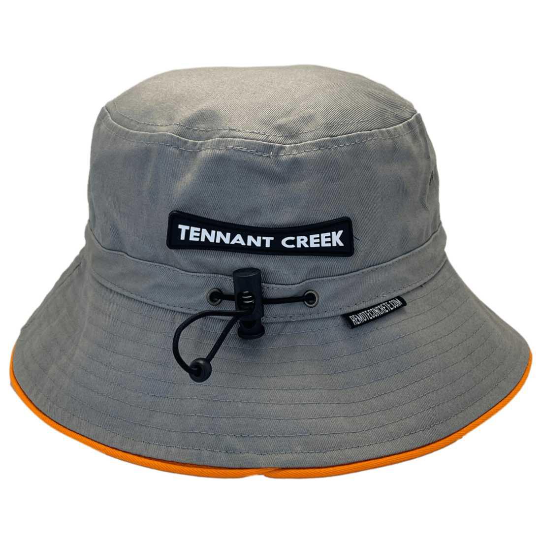 Rear View Adjustable Crown Remote Concrete Tennant Creek NT Aussie Bucket Hat