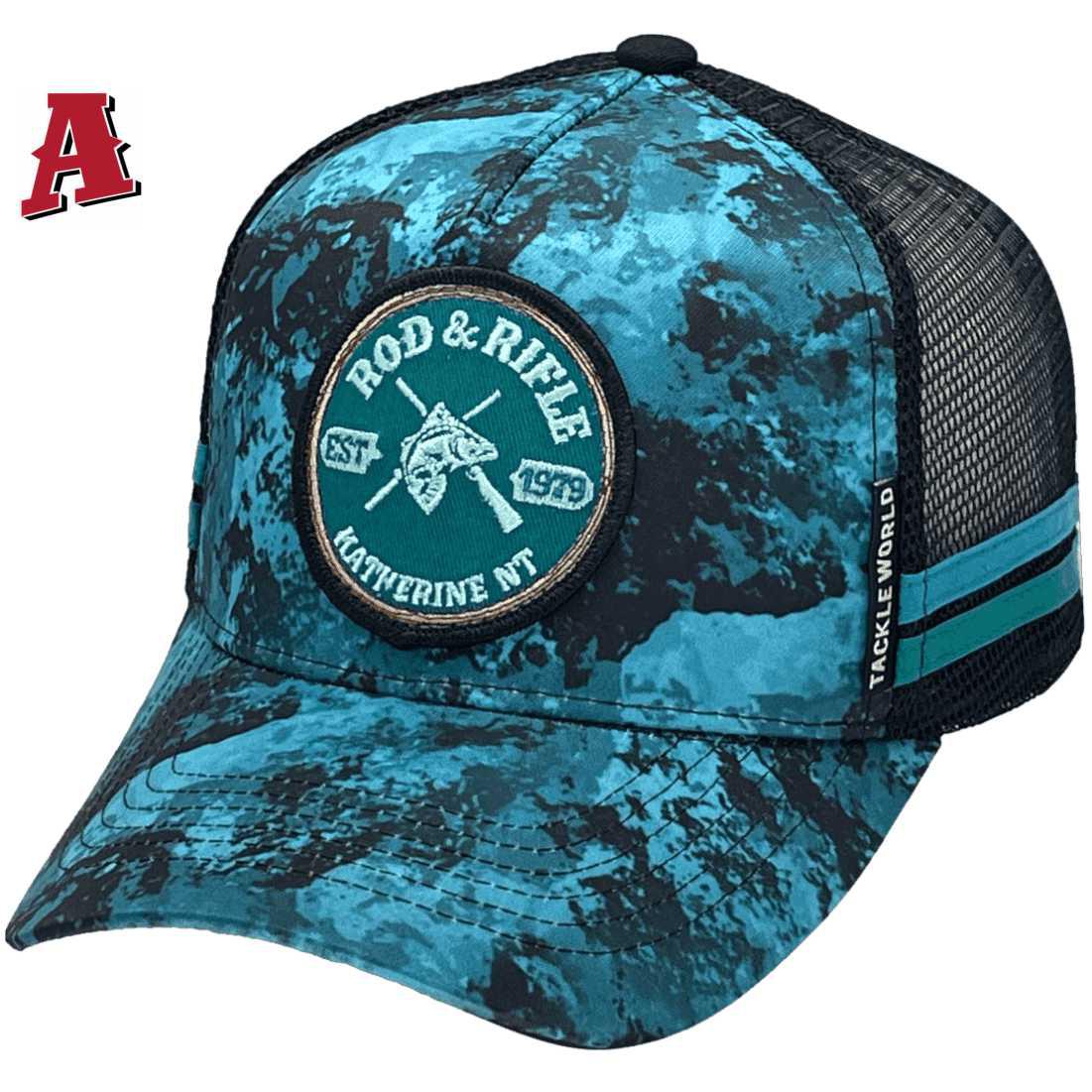 Rod and Rifle Tackleworld Katherine NT LP Midrange Aussie Trucker Hat with Australian Head Fit Crown