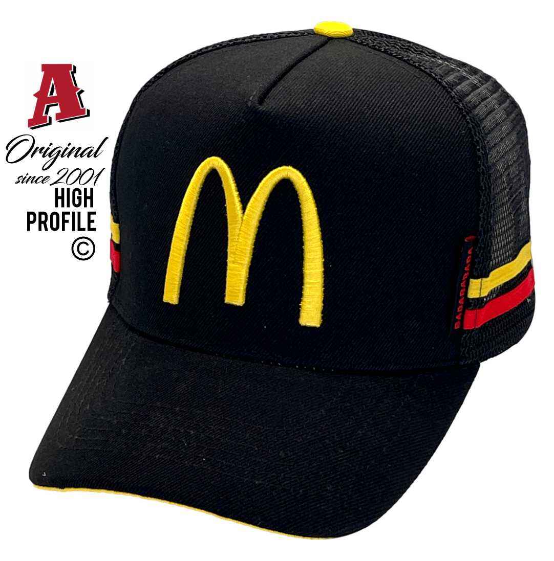 McDonalds-Parkes-and-Forbes-Parkes-NSW-Power-Aussie-Trucker-Hats-with-2-Sidebands & snapback closure