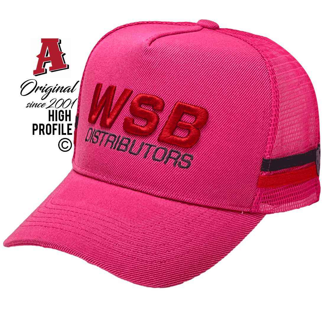 WSB-Distributors-Agricultral-Service-Clare-SA-5453-Aussie-Trucker-Hats-Midrange-with-double-SideBands-Snapback