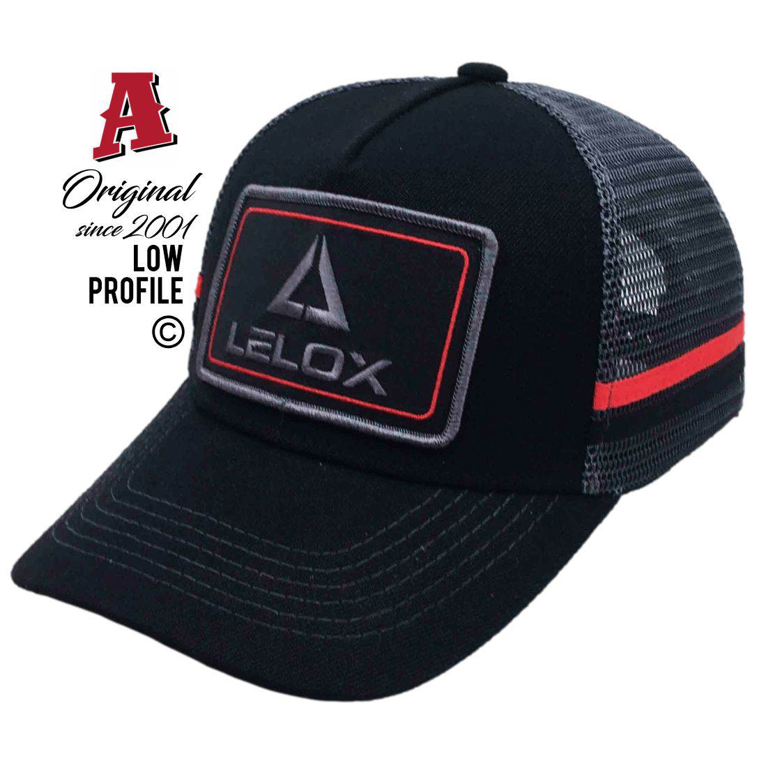 Lelox Proudly Australian South Windsor NSW 2756 Midrange Aussie Trucker Hats Australian HeadFit Crown & 2 SideBands snapback rear clousure Truckin