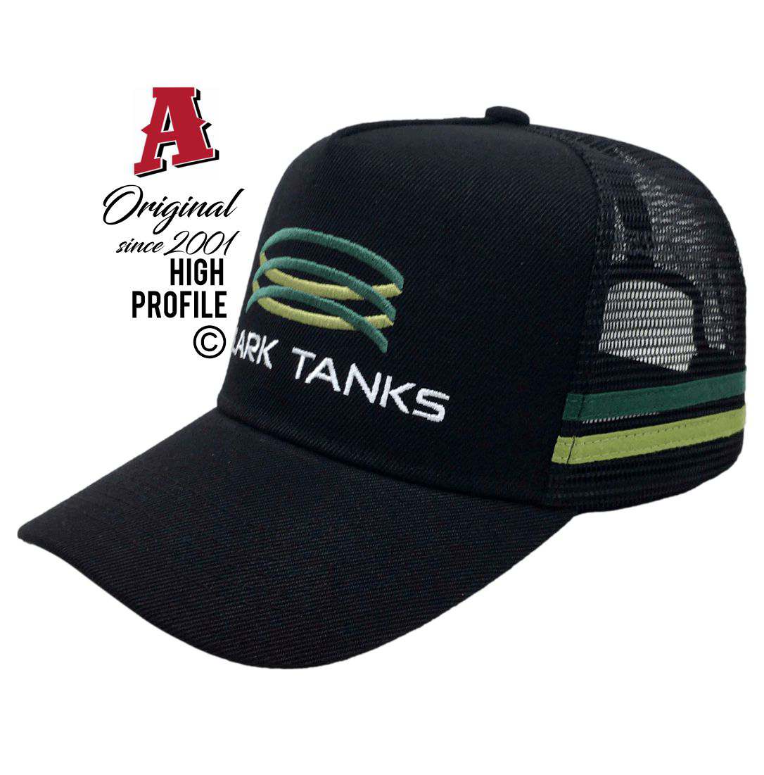 Clark Tanks Dalby QLD 4405 HP Basic Aussie Trucker Hats Australian HeadFit Crown & Double SideBands snapback rear closure black Small Business, Agriculture, & RURAL Services