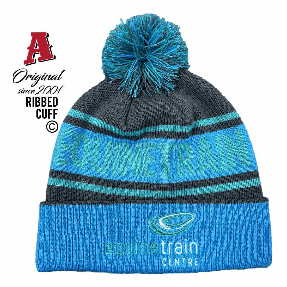 Equinetrain Centre Tynong VIC 3813 Beanie Aussie Trucker Hats Australian HeadFit Crown grey blue Sports