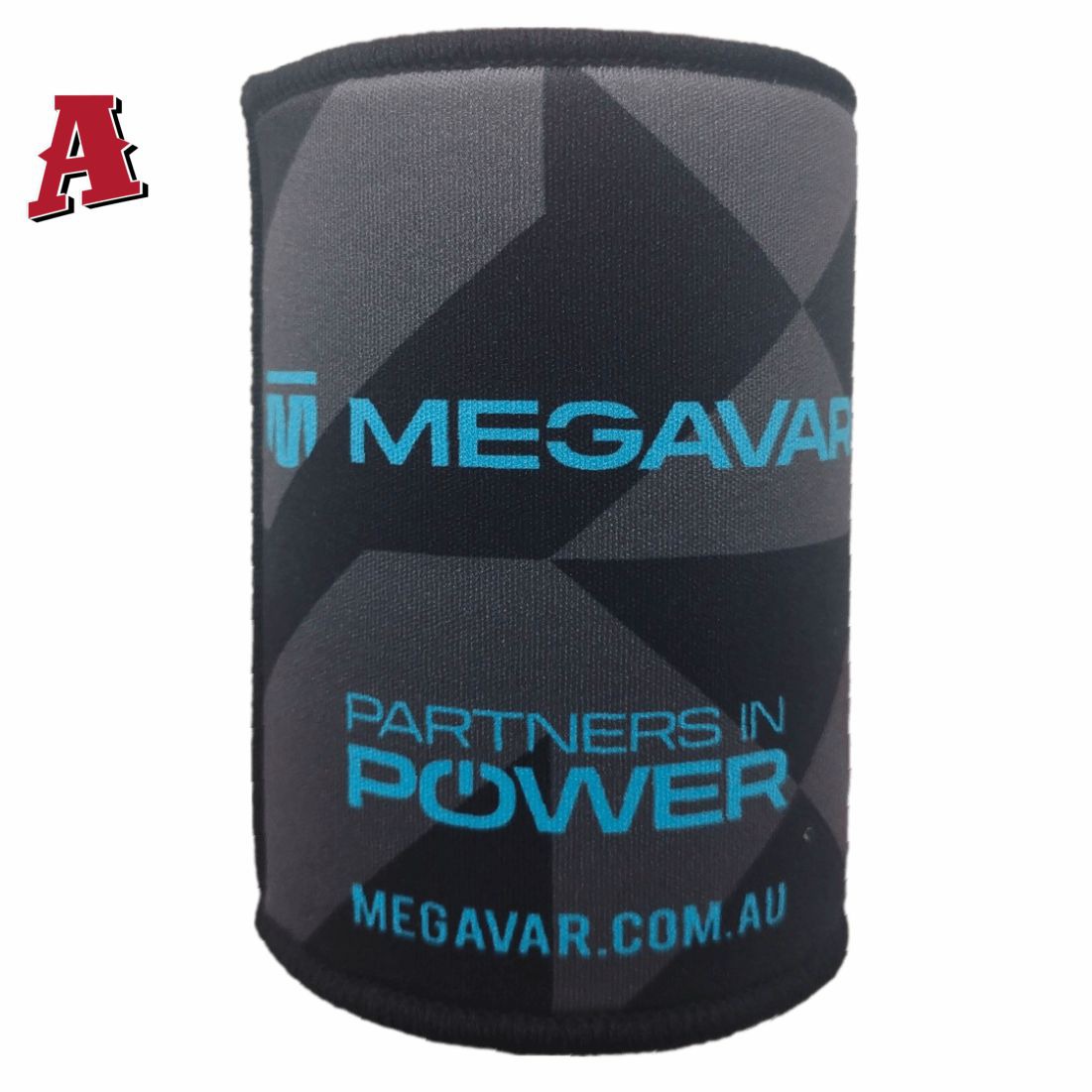 Megavar Cambridge TAS 7170 Aussie Custom Stubby Holder, Koozie, 5mm Premium Neoprene with Glued & Stitched Seams Black black Rural Services