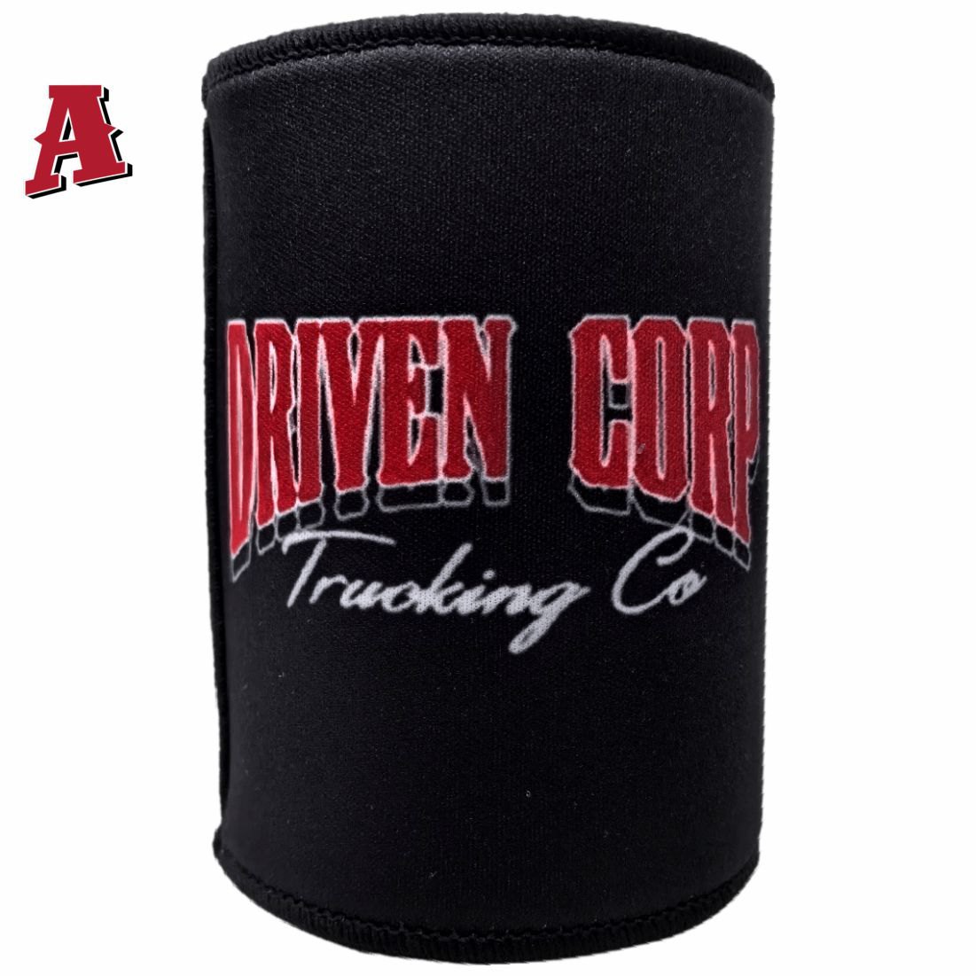 Driven Corporation Oakville NSW 2765 Aussie Custom Stubby Holder, Koozie, 5mm Premium Neoprene with Glued & Stitched Seams Black black Transport
